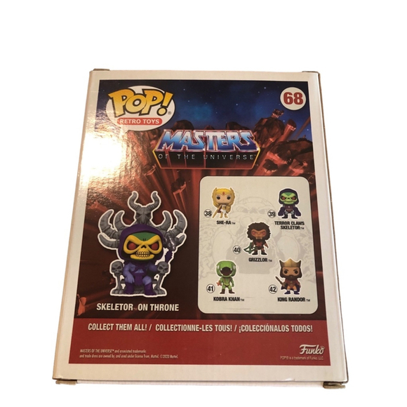Funko Pop Masters of the Universe Skeletor on Throne Green Purple #68 Exclusive - Picture 4 of 6